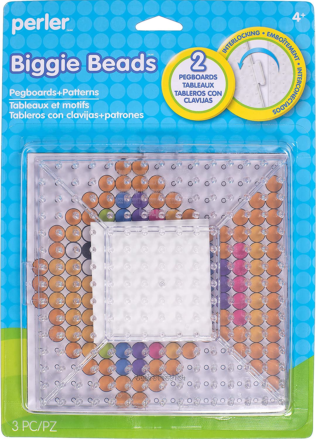Perler Beads Pegboards – 2 cts